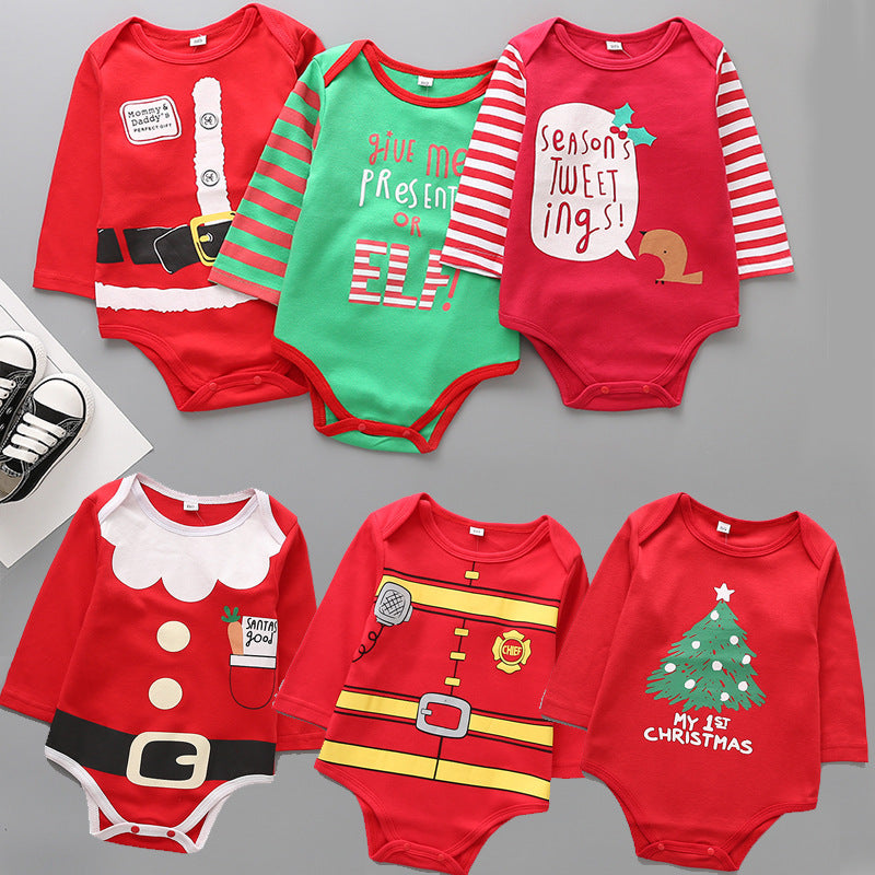 Noel Baby Boy Christmas Jumpsuit