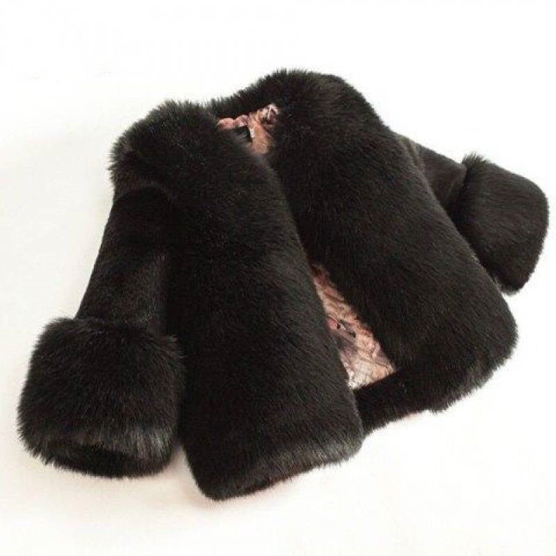 Dua Girls Faux Fur Coat