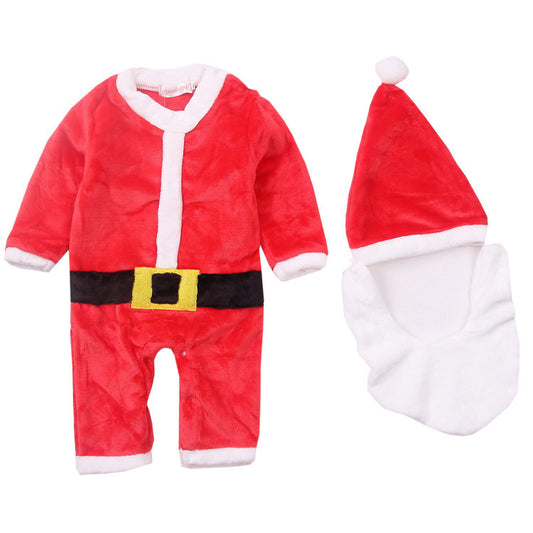 Santa Baby Boy One Piece Set