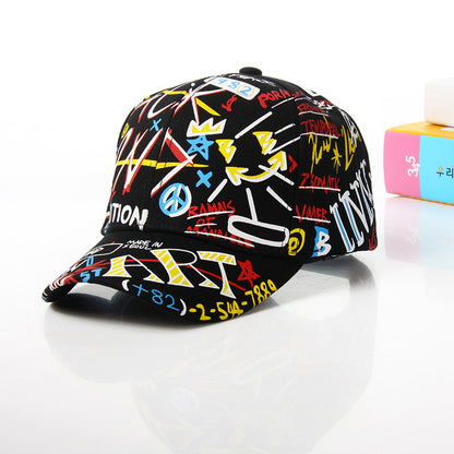 Girls Kid Graffiti Baseball Hat