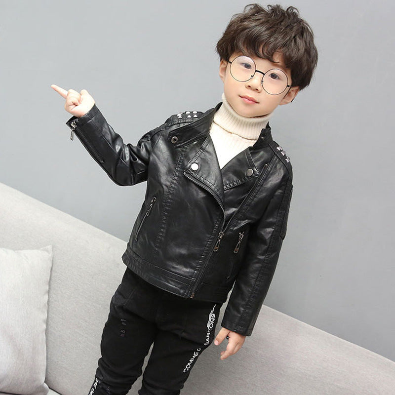 Rocky Boys Leather Jacket