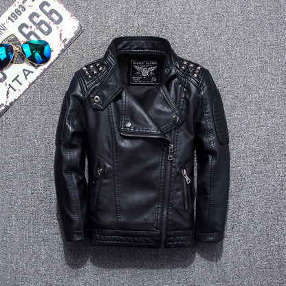 Rocky Boys Leather Jacket