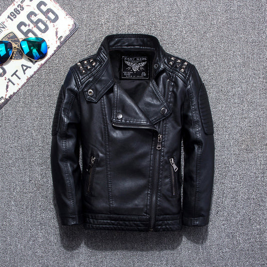 Rocky Boys Leather Jacket