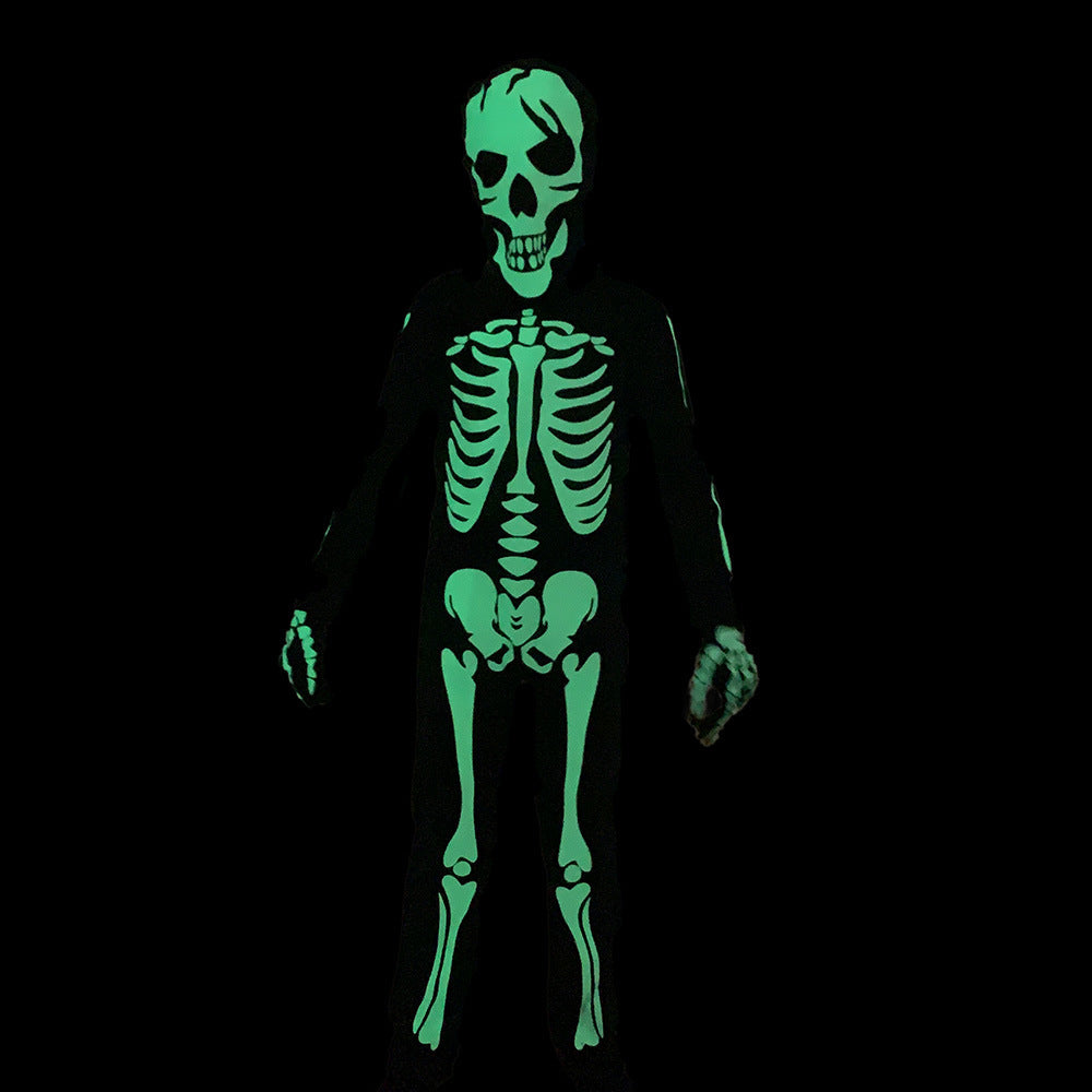 Glow in the Dark Skeleton Boys Kid Party Costume