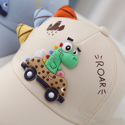 Kid 3D Dinosaur Embroidered Cap