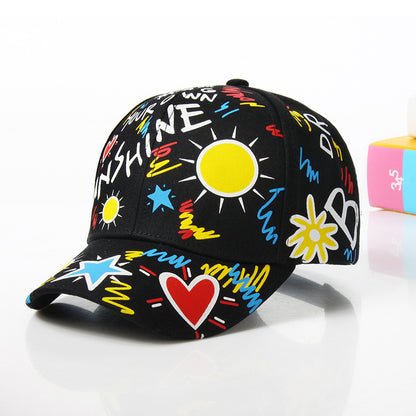 Girls Kid Graffiti Baseball Hat
