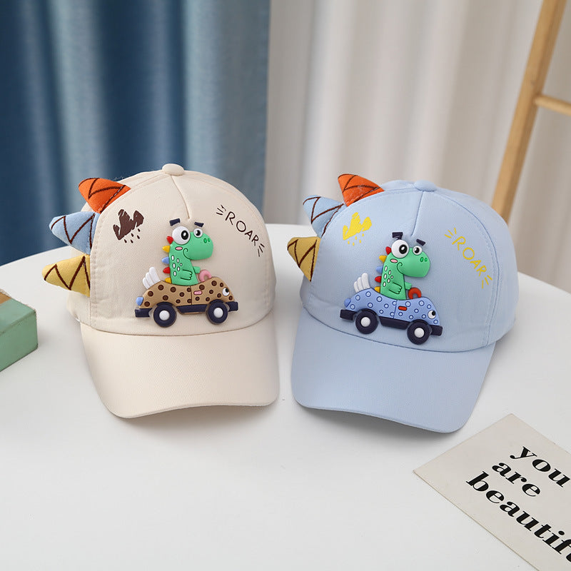 Kid 3D Dinosaur Embroidered Cap