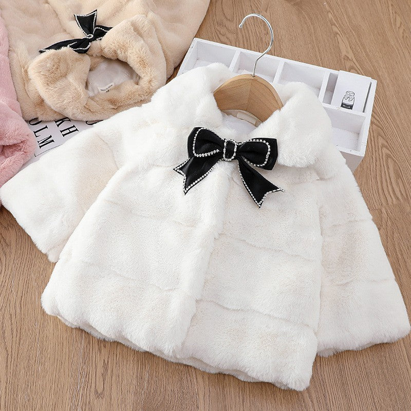 Effy Girls Fur Coat
