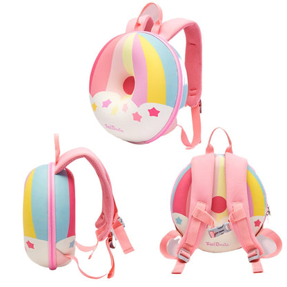 Girls Kid Donut Kindergarten School Backpack