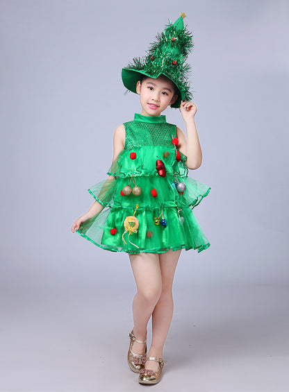 Christmas Tree Girls Costume