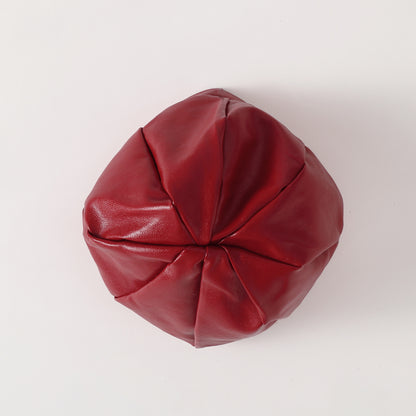 Judy Ruffle Leather Jacket
