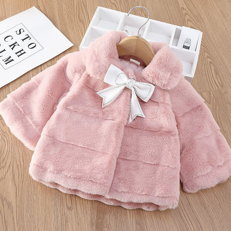 Effy Girls Fur Coat