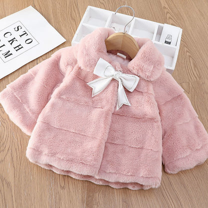 Effy Girls Fur Coat