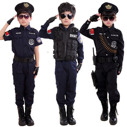 Police - Army Boys Kids Costume
