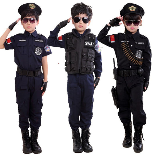 Police - Army Boys Kids Costume