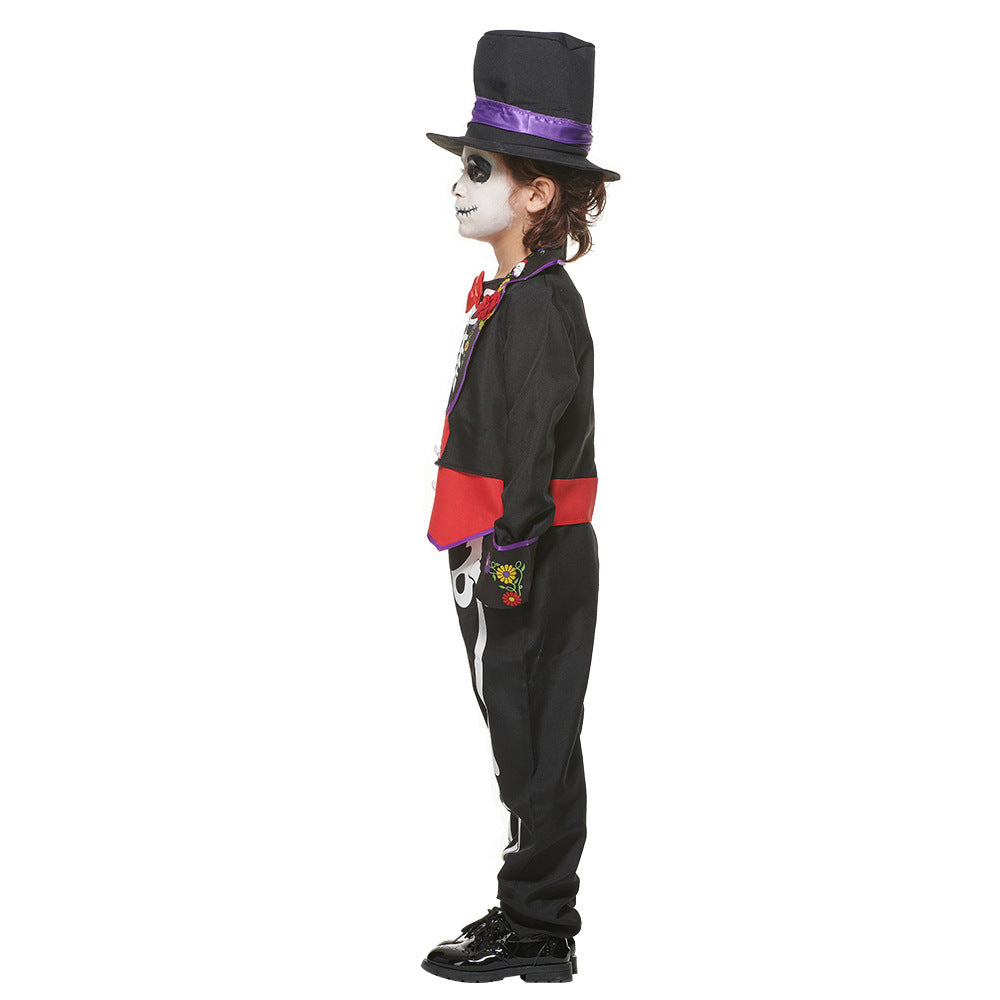 Mexican Day Of The Dead Boy s Kid Party Costume