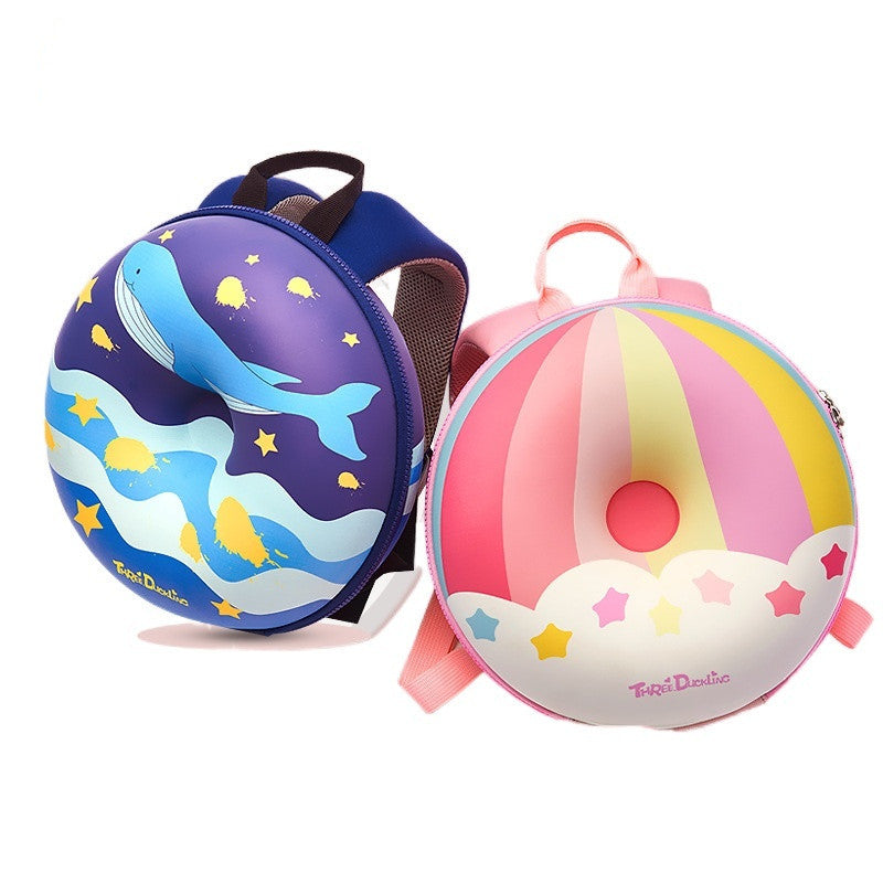 Boys Kid Donut Kindergarten School Backpack