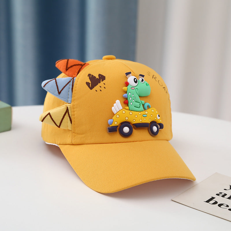 Kid 3D Dinosaur Embroidered Cap
