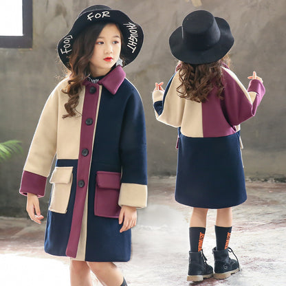 Samantha Autumn Winter Woolen Coat