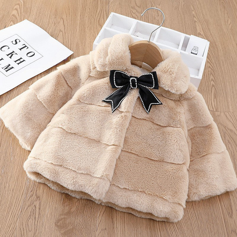 Effy Girls Fur Coat