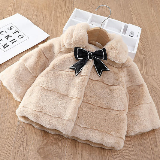 Effy Girls Fur Coat